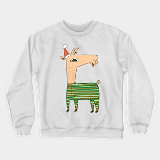 Christmas Llama Crewneck Sweatshirt